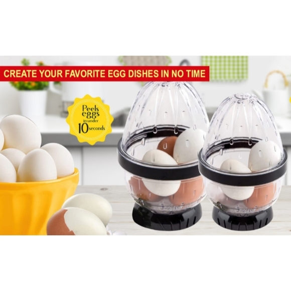 NEW EZ Eggs Hard Boiled Egg Peeler Handheld Specialty Kitchen Tool As Seen On TV - Picture 6 of 12